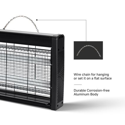 Brilagi - Elektrinė gaudyklė nuo vabzdžių 2xUV/20W/230V 100 m2