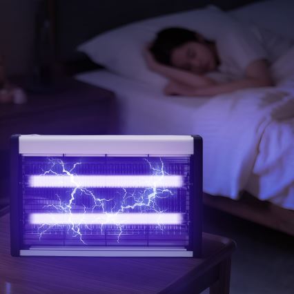 Brilagi - Elektrinė vabzdžių gaudyklė 2xUV/15W/230V 80 m2