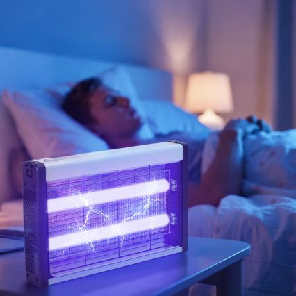 Brilagi - Elektrinė vabzdžių gaudyklė 2xUV/18W/230V 100 m2