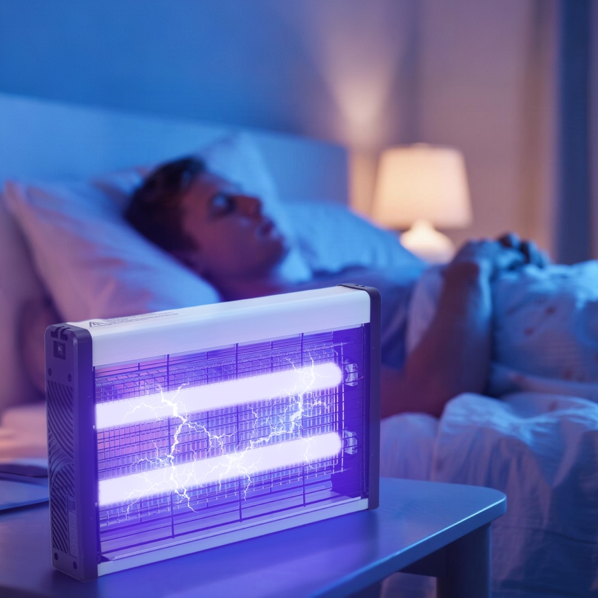 Brilagi - Elektrinė vabzdžių gaudyklė 2xUV/18W/230V 100 m2