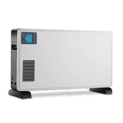 Brilagi - Elektrinis konvektorinis šildytuvas 1000/1300/2300W LCD/laikmatis/TURBO/termostatas+ valdymo pultas