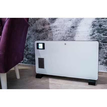 Brilagi - Elektrinis konvektorinis šildytuvas 1000/1300/2300W LCD/laikmatis/TURBO/termostatas+ valdymo pultas