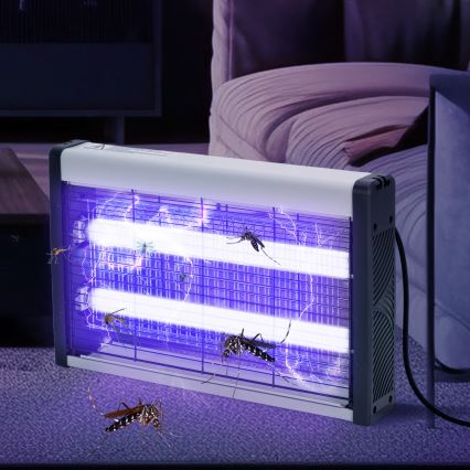 Brilagi - Elektrinis vabzdžių gaudytuvas 2xUV/10W/230V 60 m2