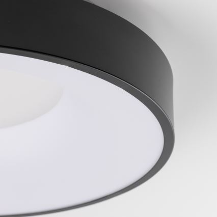 Brilagi - pritemdomas LED lubinis šviestuvas FALCON II LED/67W/230V 3000-6500K skersmuo 40 cm juodas + nuotolinis valdymas