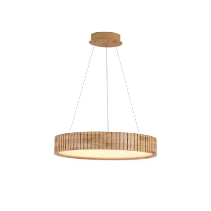 Brilagi - LED pakabinamas šviestuvas ant laido FALCON WOOD MODERN LED/30W/230V 3000/4000/6000K skersmuo 45 cm mediena