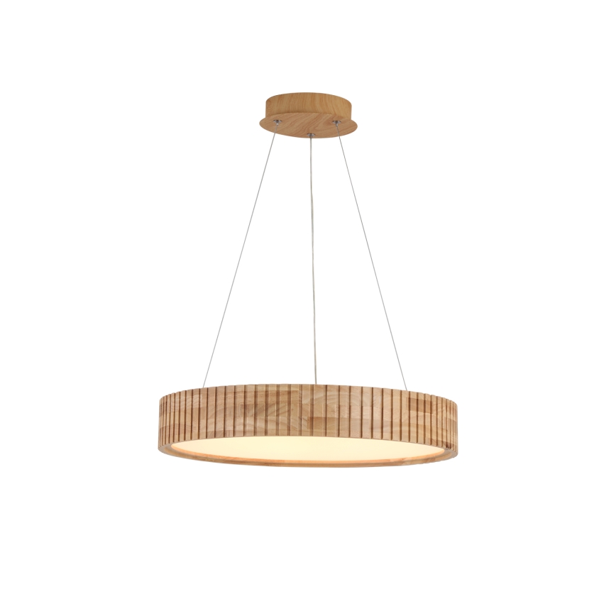 Brilagi - LED pakabinamas šviestuvas ant laido FALCON WOOD MODERN LED/30W/230V 3000/4000/6000K skersmuo 45 cm mediena