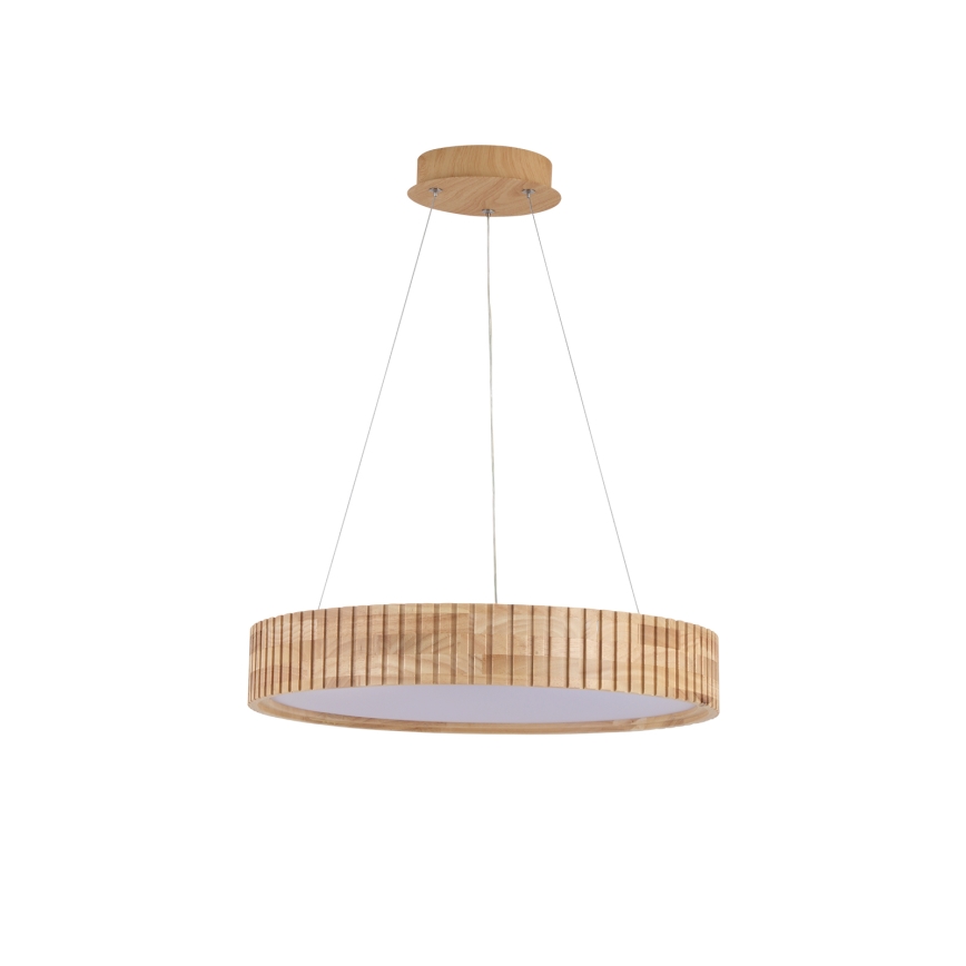 Brilagi - LED pakabinamas šviestuvas ant laido FALCON WOOD MODERN LED/30W/230V 3000/4000/6000K skersmuo 45 cm mediena