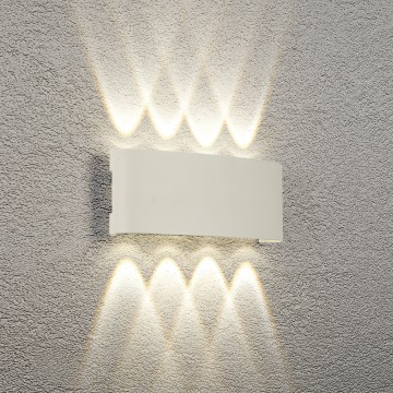 Brilagi - FLAREBOX LED lauko sieninis šviestuvas, 8 W, 230 V, baltas, IP65