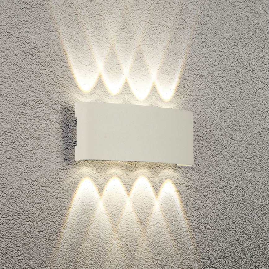 Brilagi - FLAREBOX LED lauko sieninis šviestuvas, 8 W, 230 V, baltas, IP65
