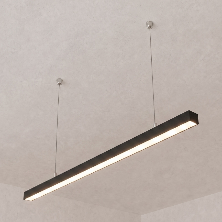 Brilagi - Pakabinamas LED šviestuvas FULLDAY LED/30/40/50W/230V 2700/4000/6000K 150 cm juodas