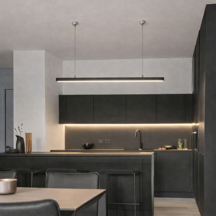 Brilagi - Pakabinamas LED šviestuvas FULLDAY LED/30/40/50W/230V 2700/4000/6000K 150 cm juodas