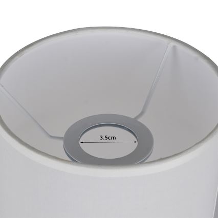 Brilagi - gaubtas stalinei lempai TABLON E27, skersmuo 14 cm, balta