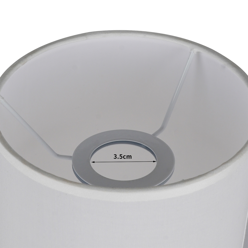 Brilagi - gaubtas stalinei lempai TABLON E27, skersmuo 14 cm, balta