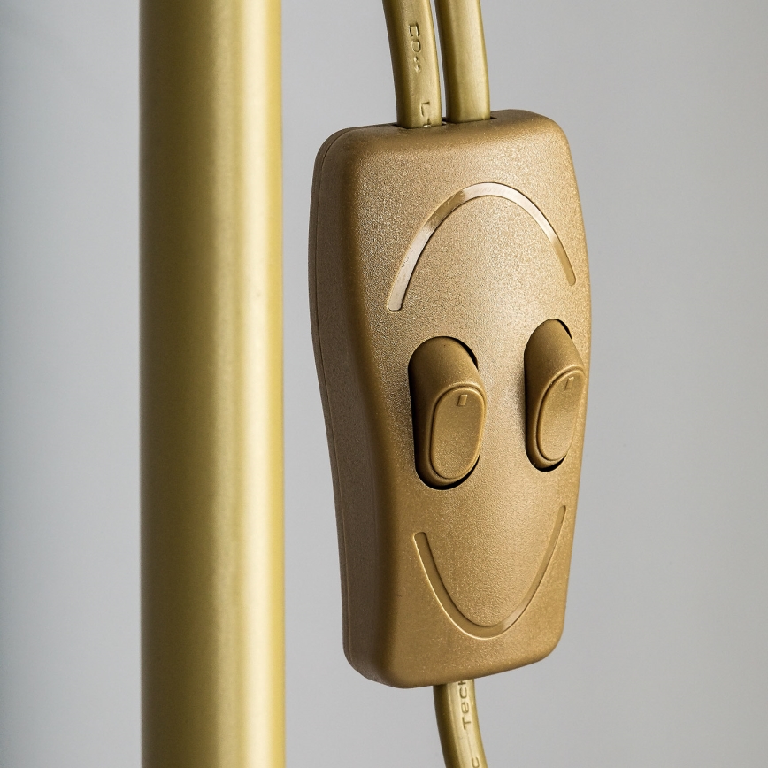 Brilagi - Grindinė lempa ARIANA 1xE27/100W/230V + 1xE14/25W auksinė