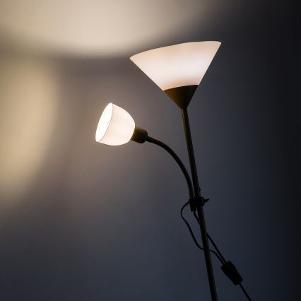 Brilagi - Grindinė lempa ARIANA 1xE27/100W/230V + 1xE14/25W auksinė