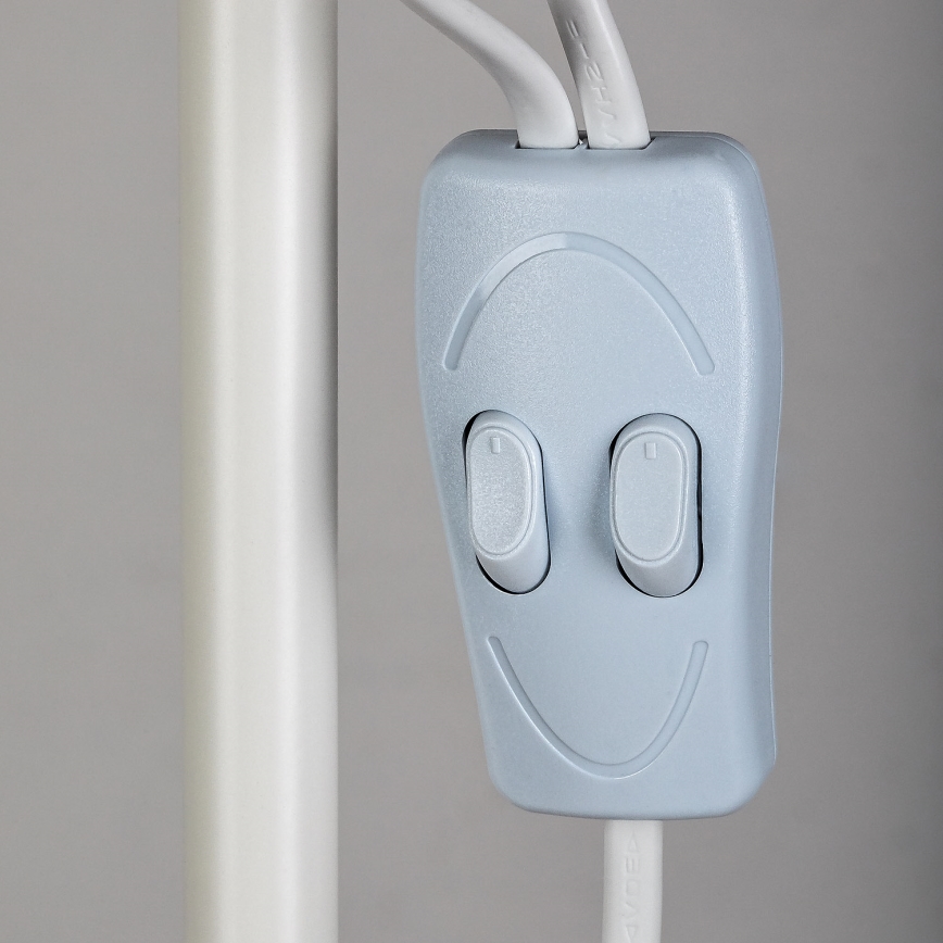 Brilagi - Grindinė lempa ARIANA 1xE27/100W/230V + 1xE14/25W balta