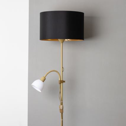 Brilagi - Grindinė lempa CERIA 2in1 1xE27/100W/230V + 1xE14/25W auksinė/juoda