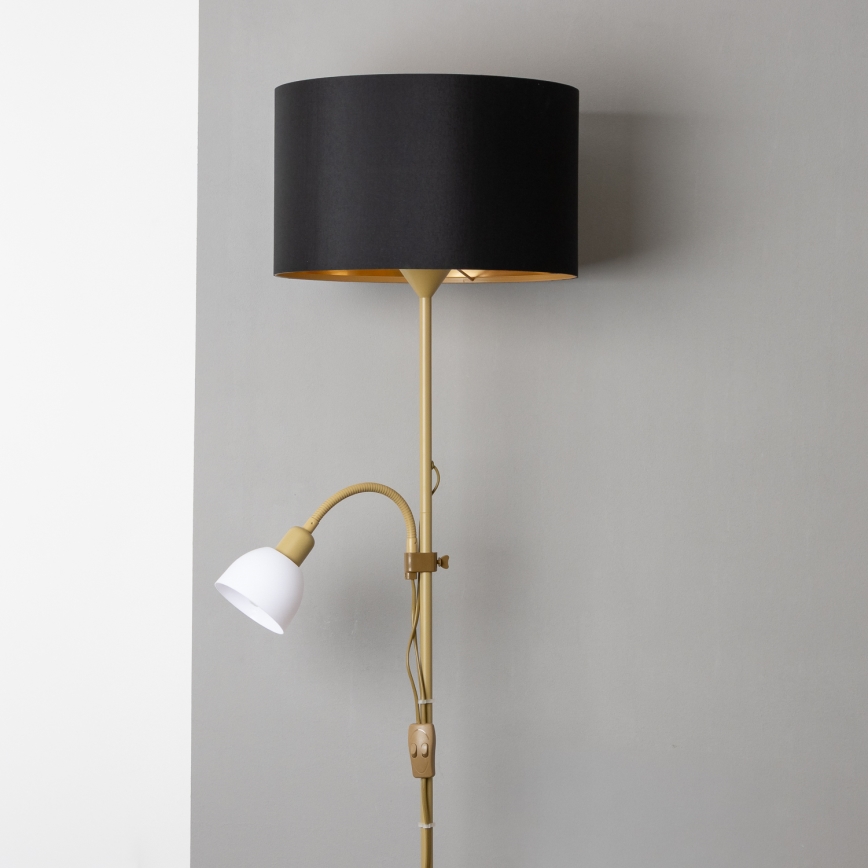 Brilagi - Grindinė lempa CERIA 2in1 1xE27/100W/230V + 1xE14/25W auksinė/juoda