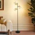 BRILAGI - Grindinė lempa HYGGE 3xE14/15W/230V medinė/dūminė