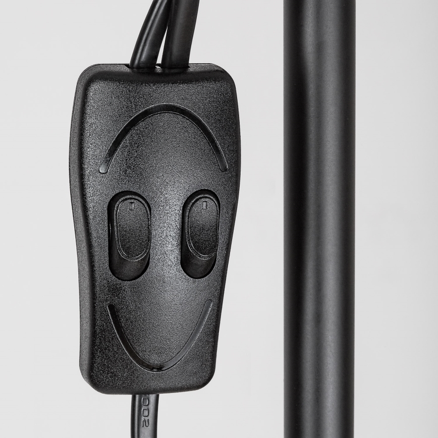 Brilagi - Grindinis šviestuvas ARIANA 1xE27/100W/230V + 1xE14/25W juodas