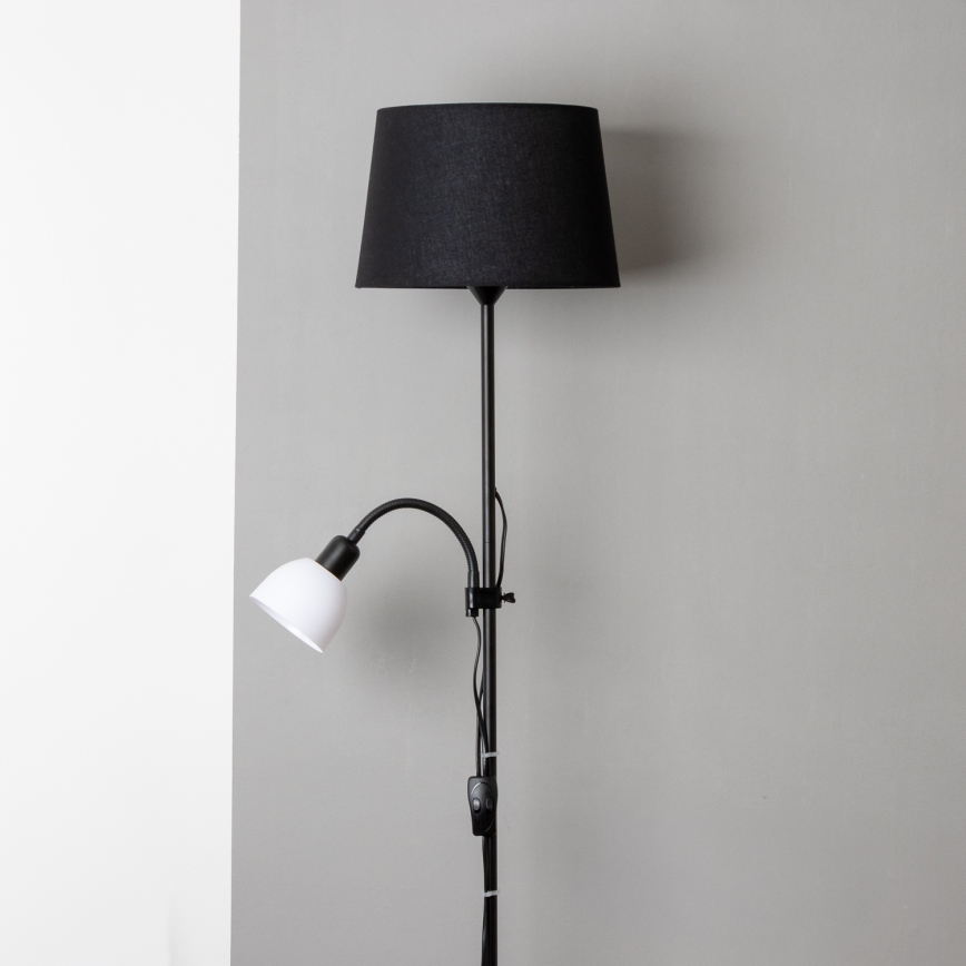 Brilagi - Grindinis šviestuvas CERIA 1xE27/100W/230V + 1xE14/25W juoda
