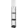 Brilagi - Grindinis šviestuvas su lentynėlėmis GRADUS 1xE27/40W/230V juoda/balta