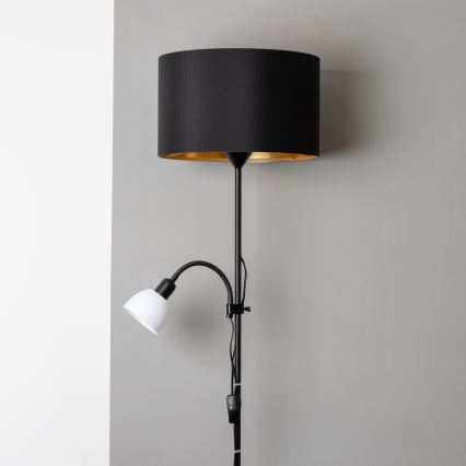 Brilagi - Grindų lempa CERIA 2v1 1xE27/100W/230V + 1xE14/25W juoda