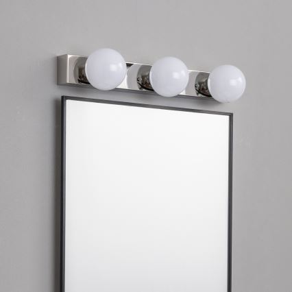 Brilagi - LED vonios veidrodžio apšvietimas HOLLYWOOD 3xLED/3W/230V 39 cm IP44 blizgus chromas