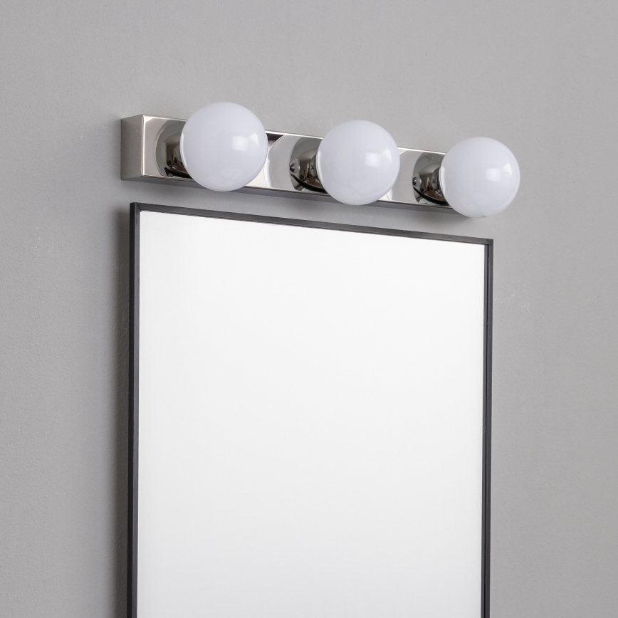 Brilagi - LED vonios veidrodžio apšvietimas HOLLYWOOD 3xLED/3W/230V 39 cm IP44 blizgus chromas