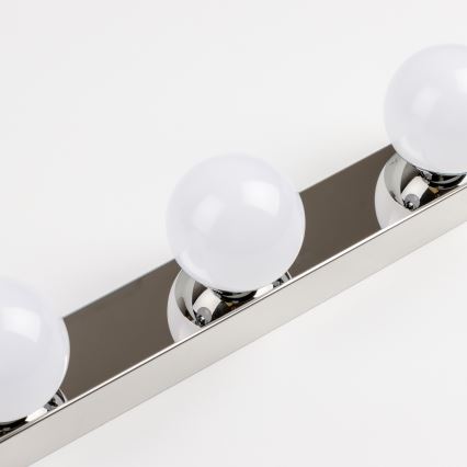 Brilagi - LED vonios veidrodžio apšvietimas HOLLYWOOD 3xLED/3W/230V 39 cm IP44 blizgus chromas