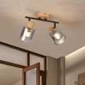 BRILAGI - HYGGE taškinis šviestuvas 2xE14/15W/230V mediena/dūminė