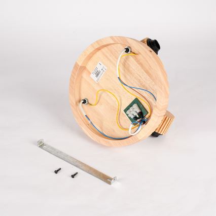 Brilagi - HYGGE taškinis šviestuvas 3xE14/15W/230V kaučiukmedis/dūminis