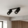 Brilagi - Įleidžiamas šviestuvas SELE 2xGU10/30W/230V juodas