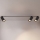 Brilagi - Įleidžiamas šviestuvas SELE 3xGU10/30W/230V juodas