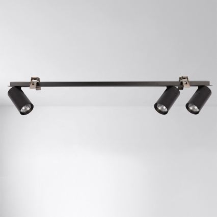 Brilagi - Įleidžiamas šviestuvas SELE 3xGU10/30W/230V juodas