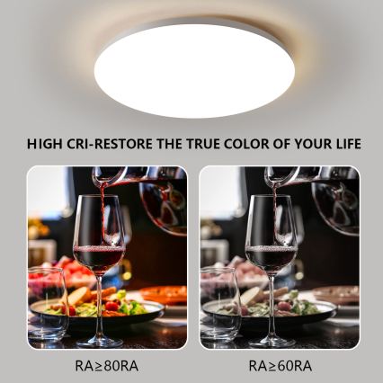 Brilagi - dimeriuojamas LED lubinis šviestuvas SMART LED/36W/230V Ø 48 cm 3000-6000K Wi-Fi Tuya Beacon + nuotolinis valdymas