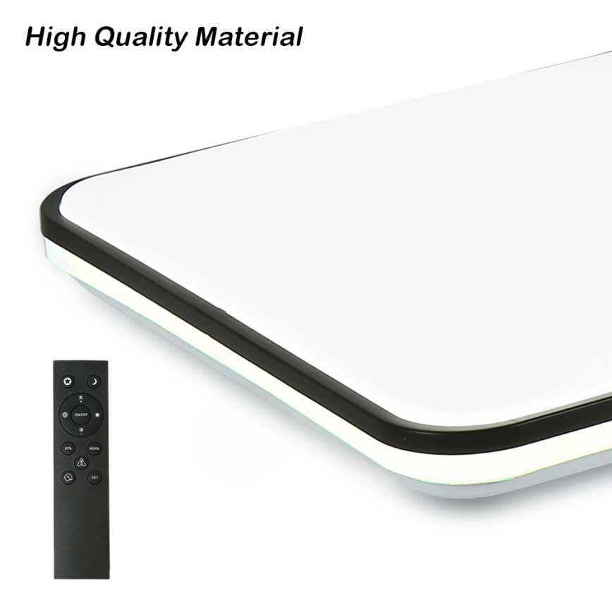 Brilagi - LED dimeriuojamas lubų šviestuvas SMART LED/36W/230V 53x53 cm 3000-6000K Wi-Fi Tuya Beacon + nuotolinis valdymas