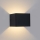 Brilagi - juodas lauko LED sieninis šviestuvas DONNANI LED/5W/230V IP44
