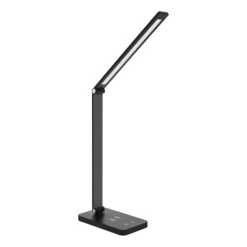 Brilagi - jutiklinis, dimeriuojamas LED stalinis šviestuvas su belaidžiu QI įkrovimu MODO CHARGE LED/7W/5V 3000/4000/6000K juodas