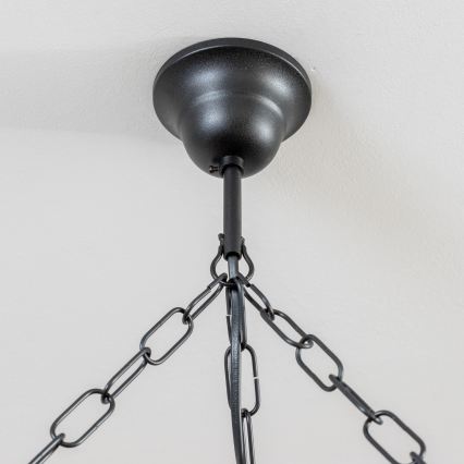 Brilagi - Kabanti liustra ROATA 6xE14/40W/230V Ø 70 cm buko/riešuto