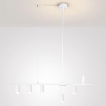 Brilagi - kabantis šviestuvas ant laido CRANE 6xGU10/30W/230V baltas