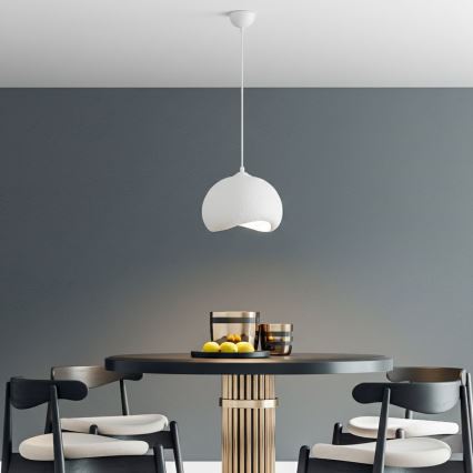 Brilagi - Kabantis šviestuvas ant laido WABI SABI 1xE27/40W/230V, skersmuo 34 cm, baltas