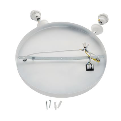 Brilagi - Kabantis šviestuvas ant laido WABI SABI 2xE27/40W/230V skersm. 45 cm balta
