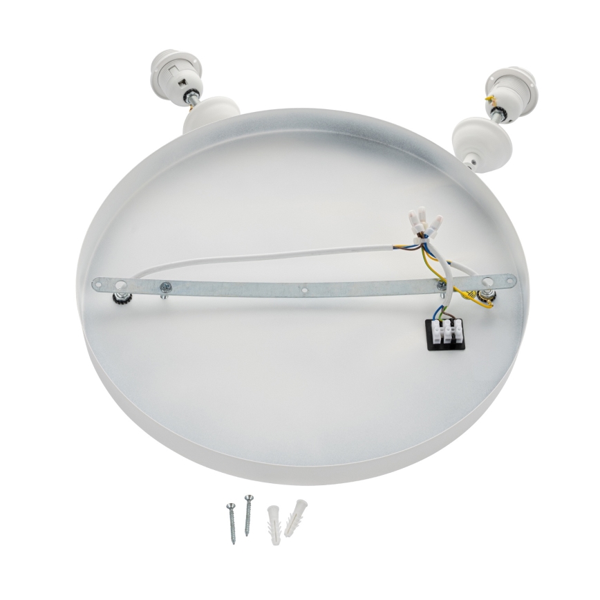 Brilagi - Kabantis šviestuvas ant laido WABI SABI 2xE27/40W/230V skersm. 45 cm balta
