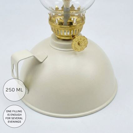 Brilagi - Kerozinė lempa MERLIN balta