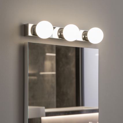 BRILAGI - RINKINYS 2x LED Vonios kambario sieninis šviestuvas HOLLYWOOD 3xLED/3W/230V 39 cm IP44 blizgus chromas