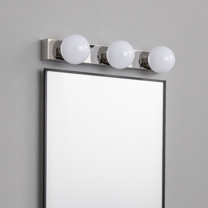 BRILAGI - RINKINYS 2x LED Vonios kambario sieninis šviestuvas HOLLYWOOD 3xLED/3W/230V 39 cm IP44 blizgus chromas