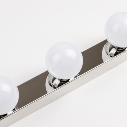 BRILAGI - RINKINYS 2x LED Vonios kambario sieninis šviestuvas HOLLYWOOD 3xLED/3W/230V 39 cm IP44 blizgus chromas