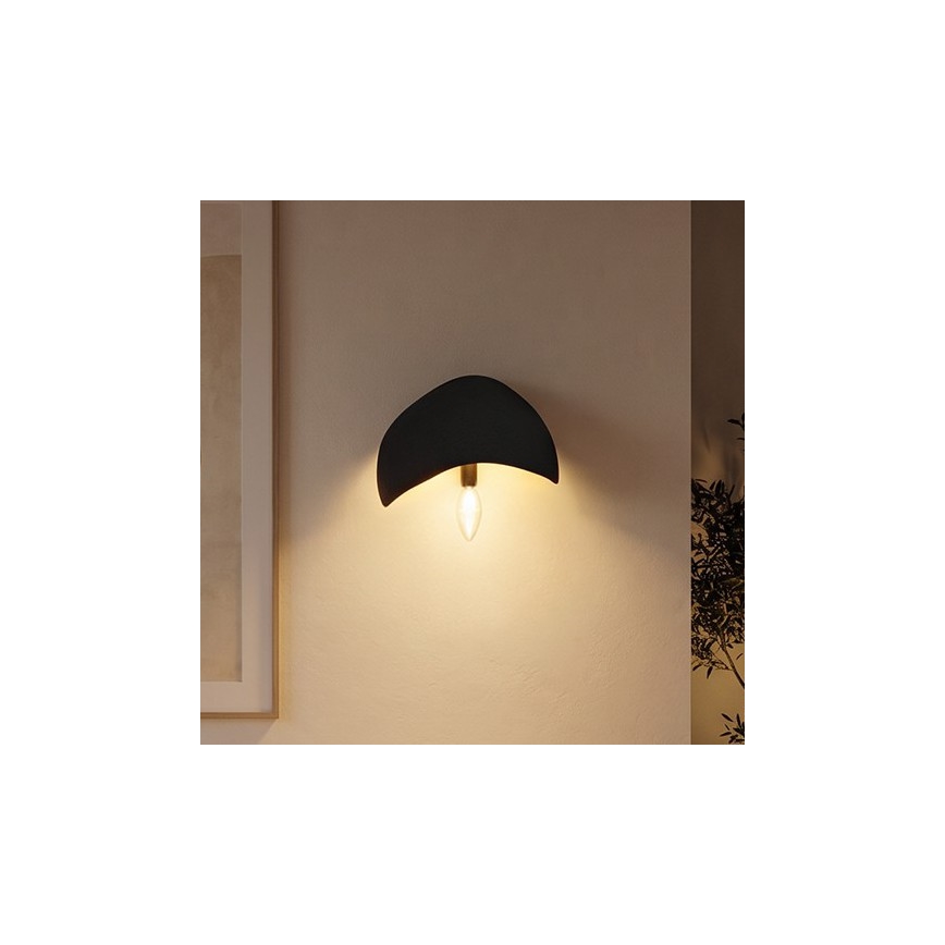 Brilagi - Komplektas 2 vnt. sieninių šviestuvų WABI SABI, 1xE14/40W/230V, juoda