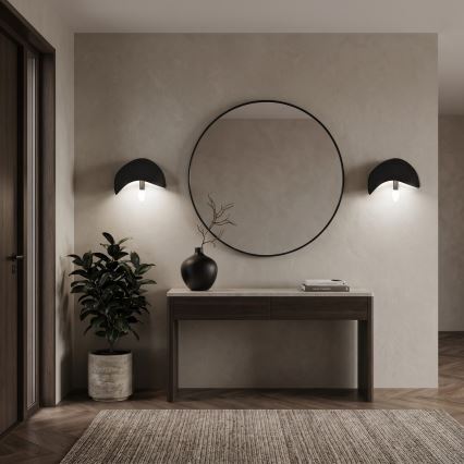 Brilagi - Komplektas 2 vnt. sieninių šviestuvų WABI SABI, 1xE14/40W/230V, juoda